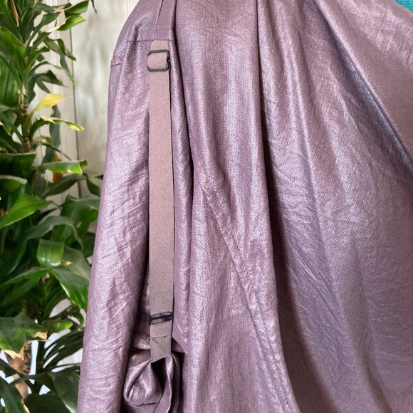 BCBGMaxAzria Mauve Draped Dress, Small - Picture 5 of 6